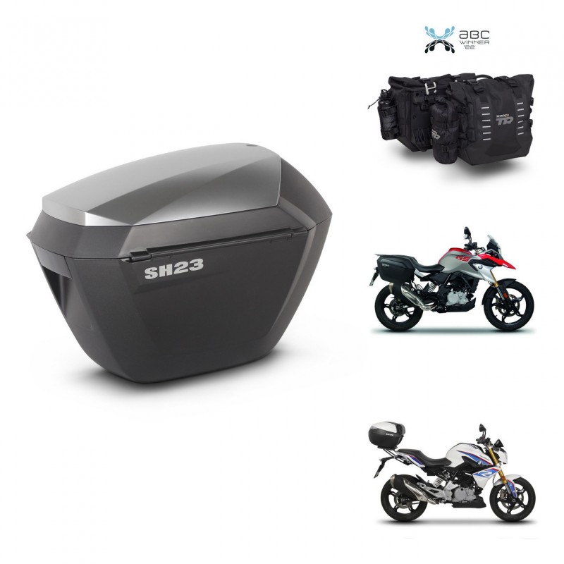 SHAD Suitcase trunk + mounting support sh23 alu suitcases KIT-482744