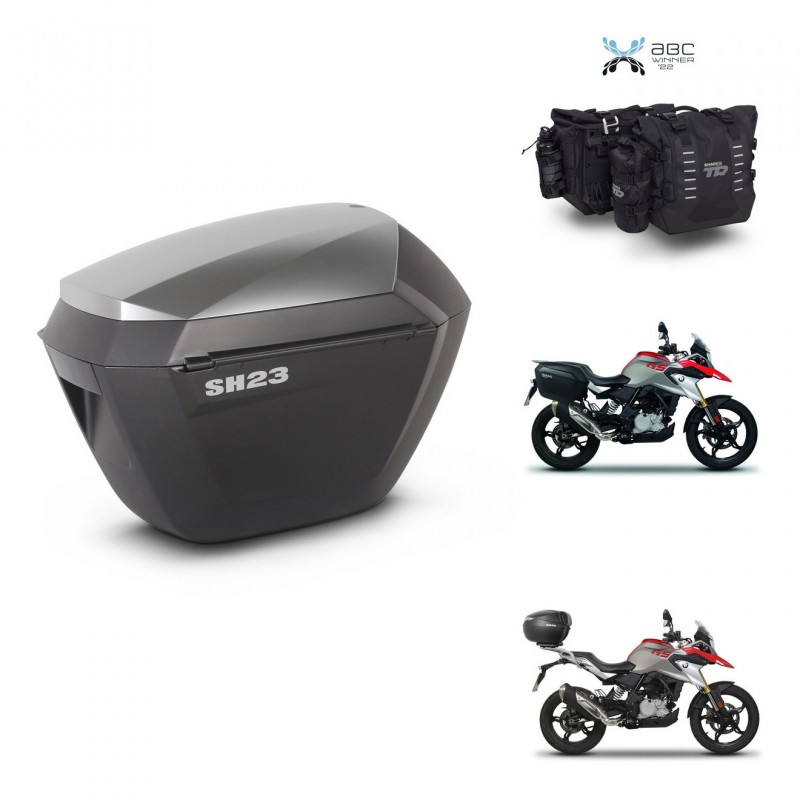 SHAD Suitcase trunk + mounting support sh23 alu suitcases KIT-482750