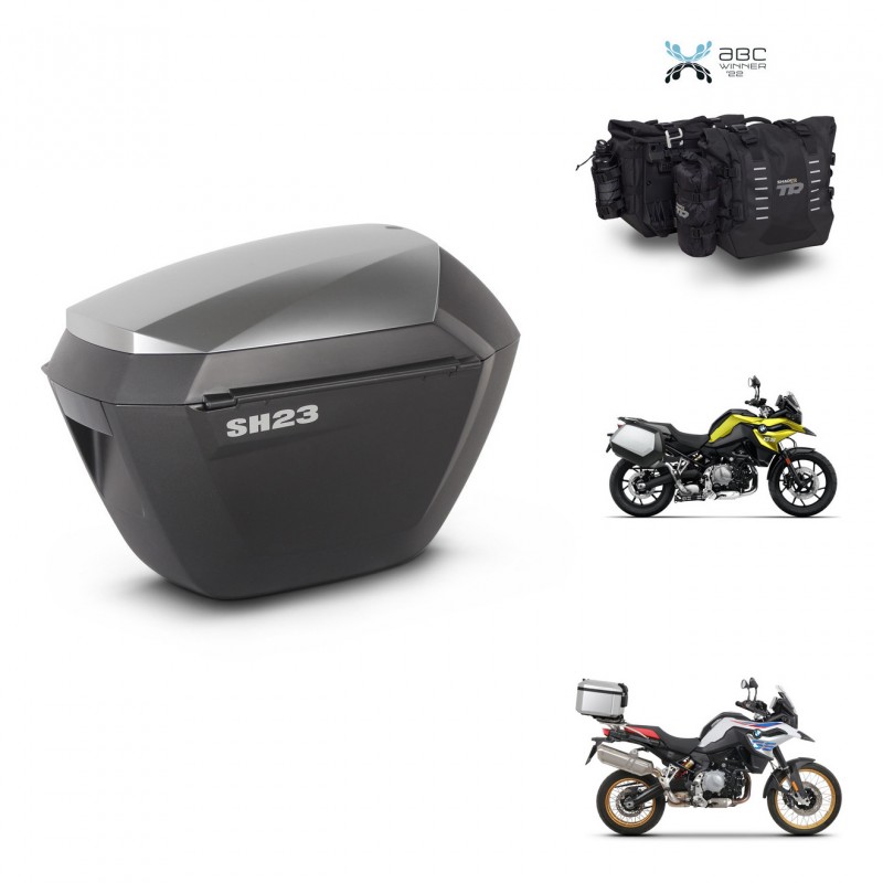 SHAD Suitcase trunk + mounting support sh23 alu suitcases KIT-482780