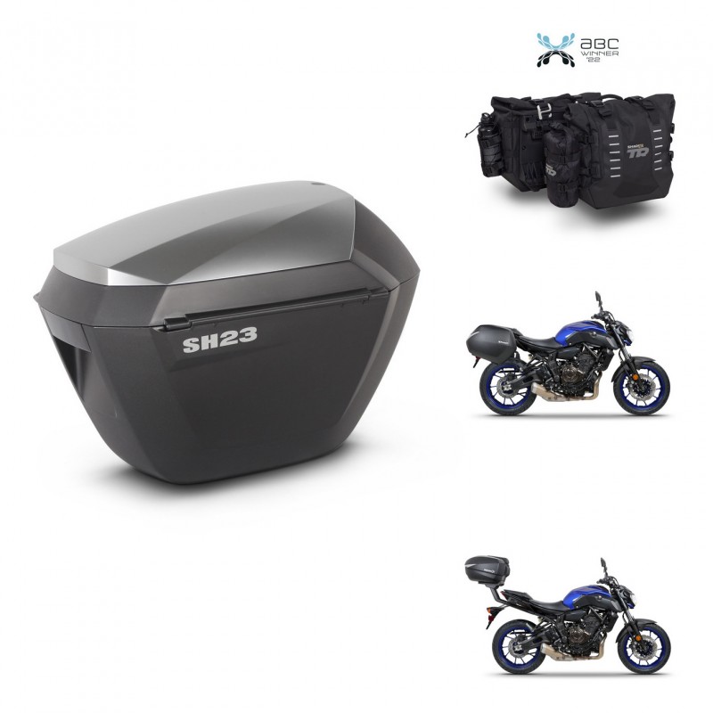 SHAD Suitcase trunk + mounting support sh23 alu suitcases KIT-482786