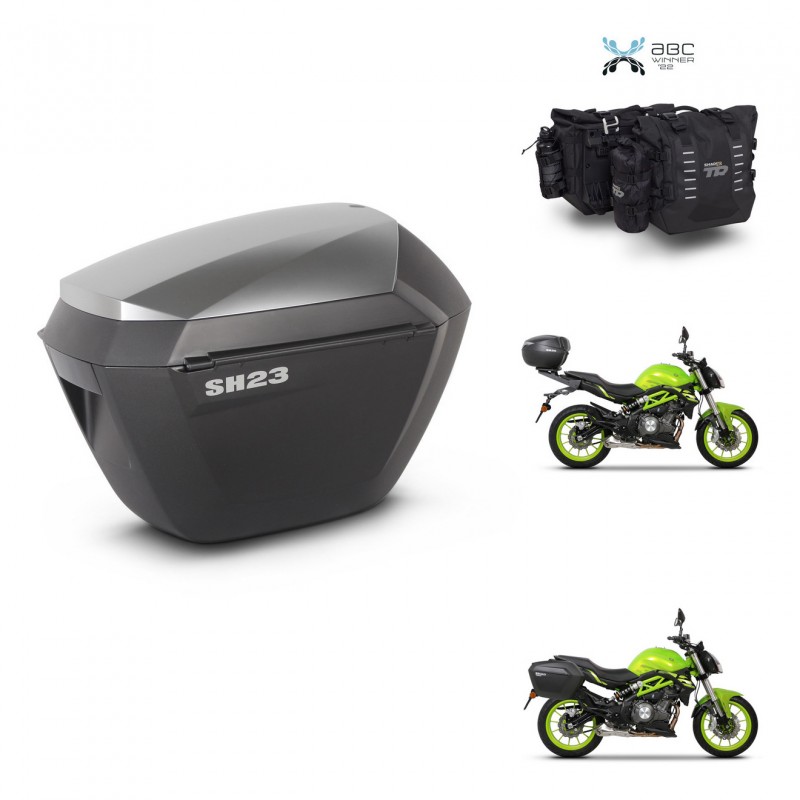 SHAD Suitcase trunk + mounting support sh23 alu suitcases KIT-482798