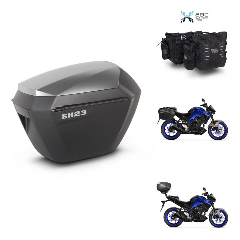 SHAD Suitcase trunk + mounting support sh23 alu suitcases KIT-482804