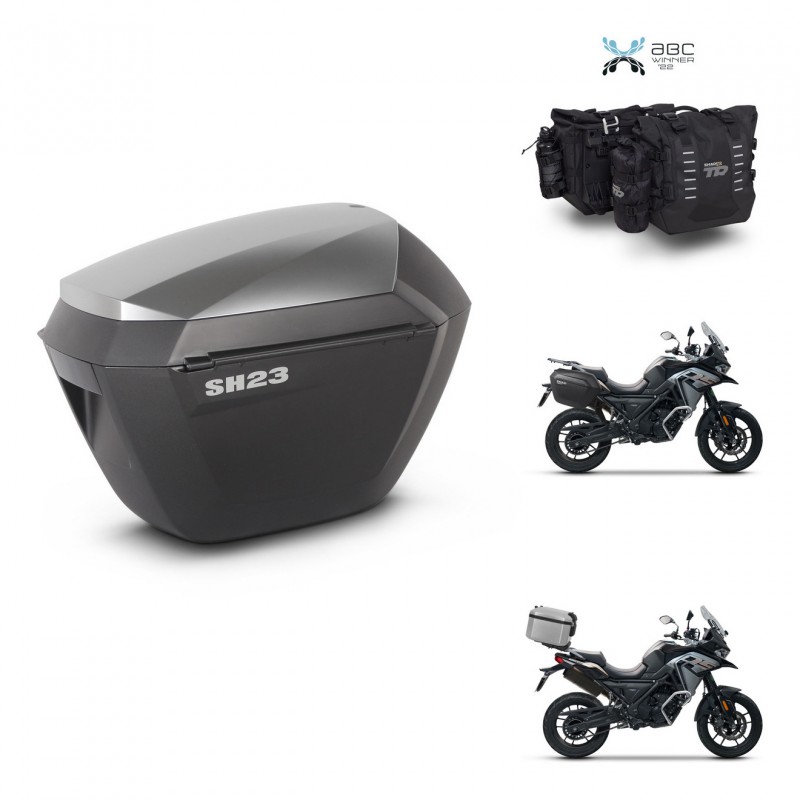 SHAD Suitcase trunk + mounting support sh23 alu suitcases KIT-482834