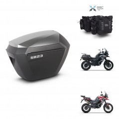 SHAD Suitcase trunk + mounting support sh23 alu suitcases KIT-482852