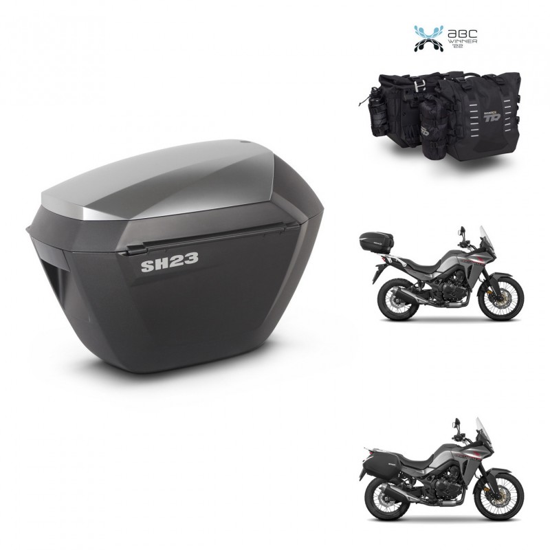 SHAD Suitcase trunk + mounting support sh23 alu suitcases KIT-482858