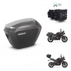 SHAD Suitcase trunk + mounting support sh23 alu suitcases KIT-482864