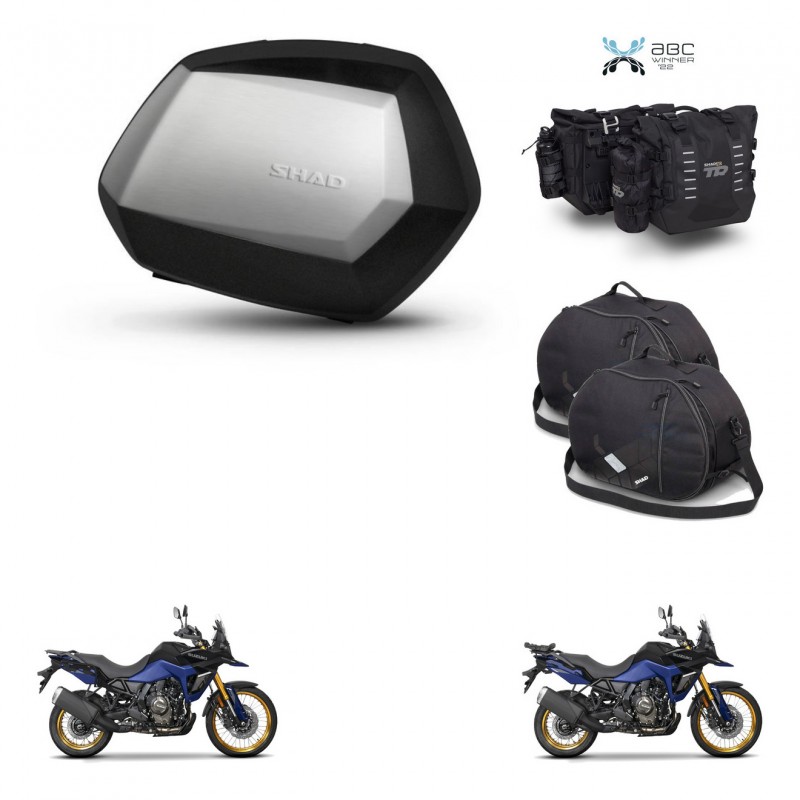 SHAD Baul maleta + soporte montaje maletas SH35 PREMIUM accesorios KIT-482869