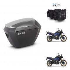 SHAD Suitcase trunk + mounting support sh23 alu suitcases KIT-482870