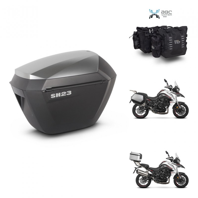 SHAD Suitcase trunk + mounting support sh23 alu suitcases KIT-482876