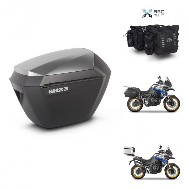 SHAD Suitcase trunk + mounting support sh23 alu suitcases KIT-482888