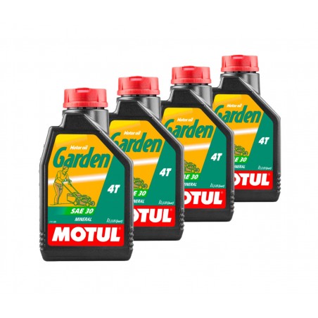 TUDETIC Aceite lubricante motor jardinería GARDEN 4T SAE 30 1 L MOTUL KT-41