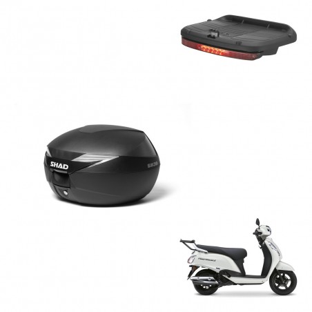 SHAD Suitcase trunk + mounting bracket brake light KIT-482915