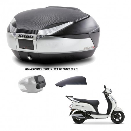 SHAD Trunk SH48 backrest cover + mounting bracket KIT-482981