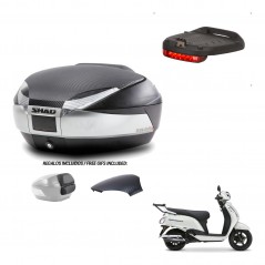 SHAD Baul SH48 tapa respaldo + soporte montaje luz de freno KIT-482982