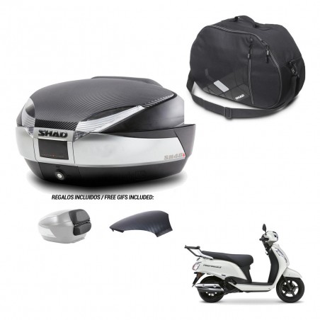 SHAD Baul SH48 tapa respaldo + soporte montaje bolsa interna KIT-482983