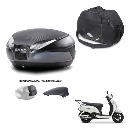 SHAD Trunk SH48 backrest cover + mounting bracket internal bag 49 L KIT-483007