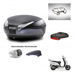 SHAD Trunk SH48 backrest cover + mounting bracket accessories 49 L KIT-483010