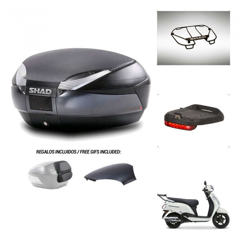SHAD Trunk SH48 backrest cover + mounting bracket accessories 49 L KIT-483010
