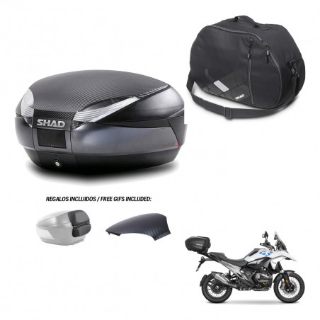 SHAD Baul SH48 tapa respaldo + soporte montaje bolsa interna 49 L KIT-483015