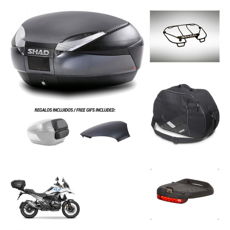 SHAD Trunk SH48 backrest cover + mounting bracket accessories 49 L KIT-483020