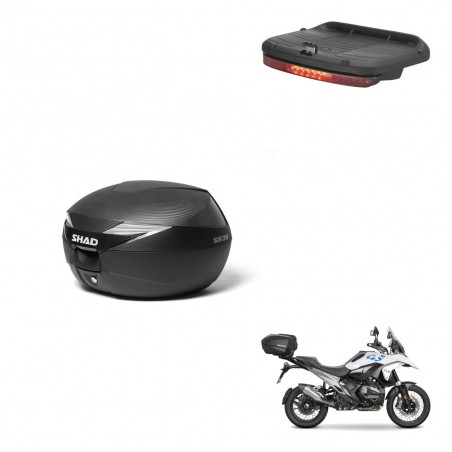 SHAD Suitcase trunk + mounting bracket brake light KIT-483030