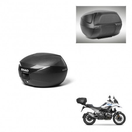 SHAD Suitcase trunk + mounting support backrest KIT-483031