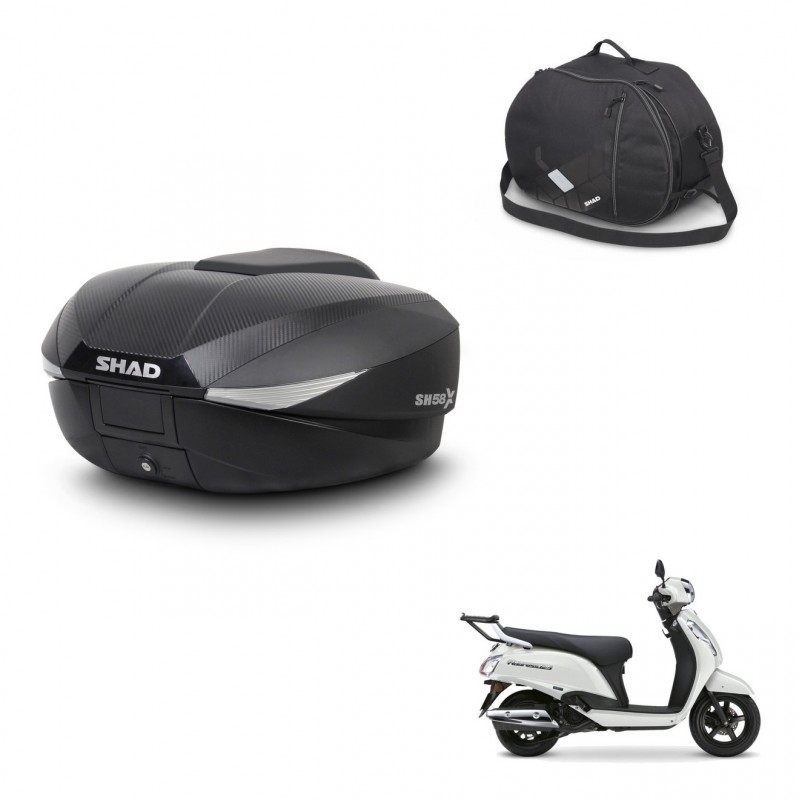 SHAD Baul SH58 + soporte montaje bolsa interna KIT-483043