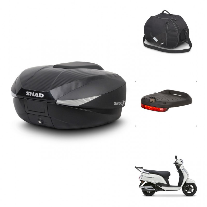 SHAD Baul SH58 + soporte montaje accesorios KIT-483044
