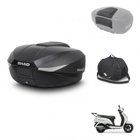 SHAD Baul SH58 + soporte montaje accesorios KIT-483047