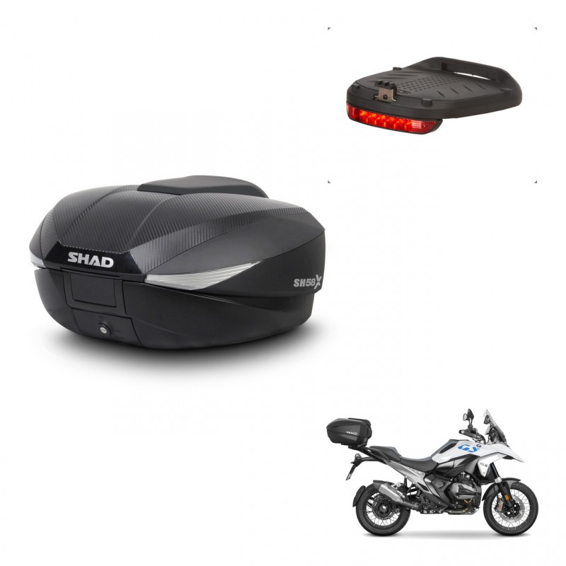 SHAD Baul SH58 + soporte montaje luz de freno KIT-483050
