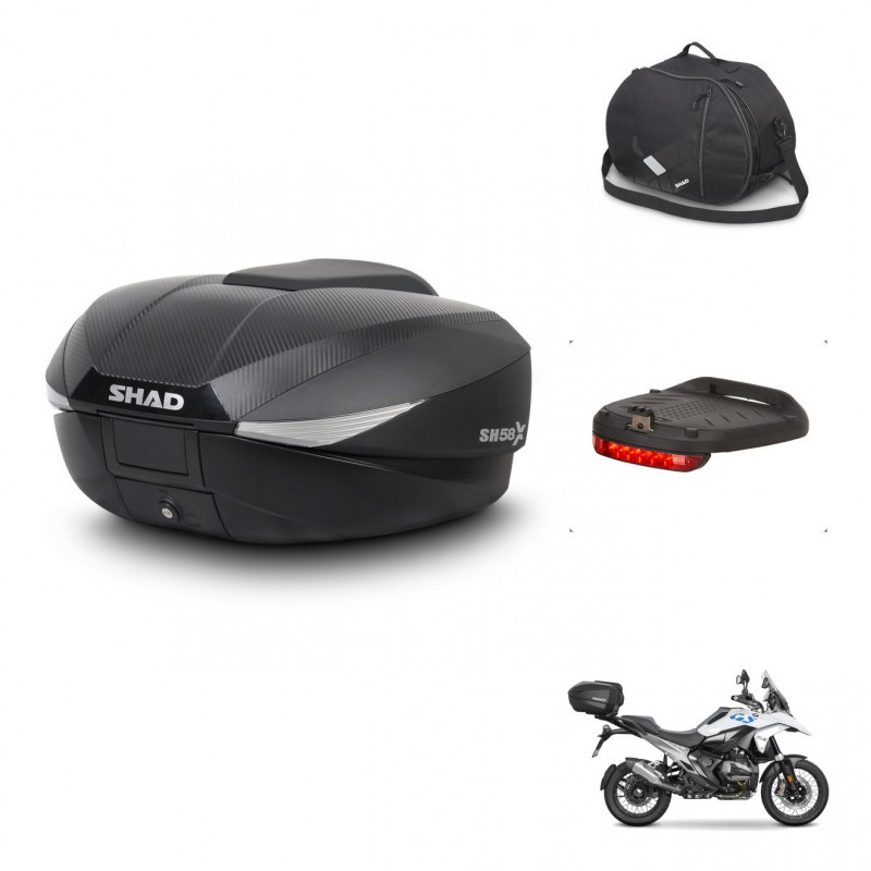 SHAD Baul SH58 + soporte montaje accesorios KIT-483052