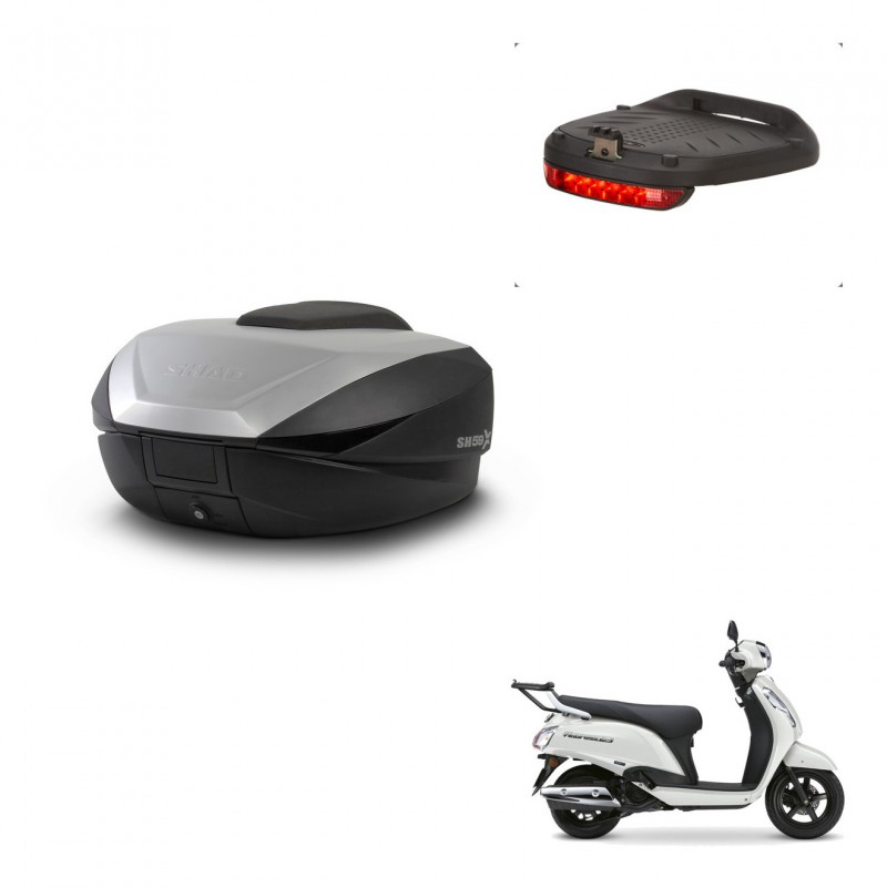 SHAD Trunk SH59 + mounting bracket brake light 59L KIT-483066