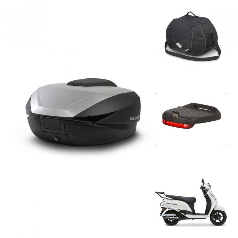 SHAD SH59 trunk + mounting bracket accessories 59L KIT-483068