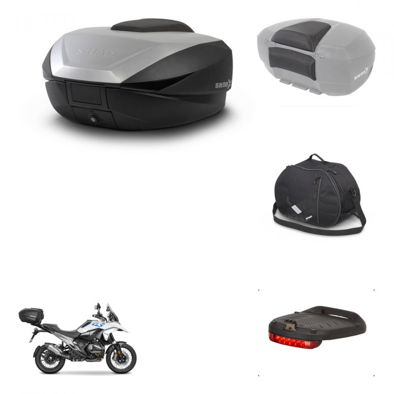 SHAD Baul SH59 + soporte montaje accesorios 59L KIT-483080