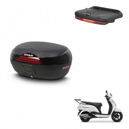 SHAD Trunk SH46 + mounting bracket brake light 45 L KIT-483098