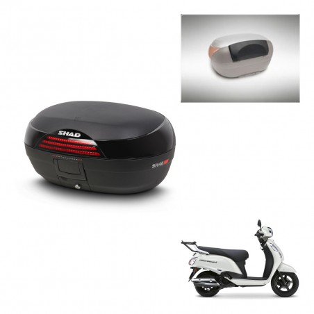 SHAD Baul SH46 + soporte montaje respaldo 45 L KIT-483101