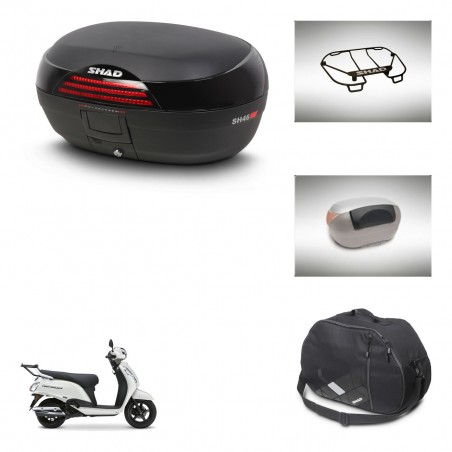 SHAD Baul SH46 + soporte montaje accesorios 45 L KIT-483111