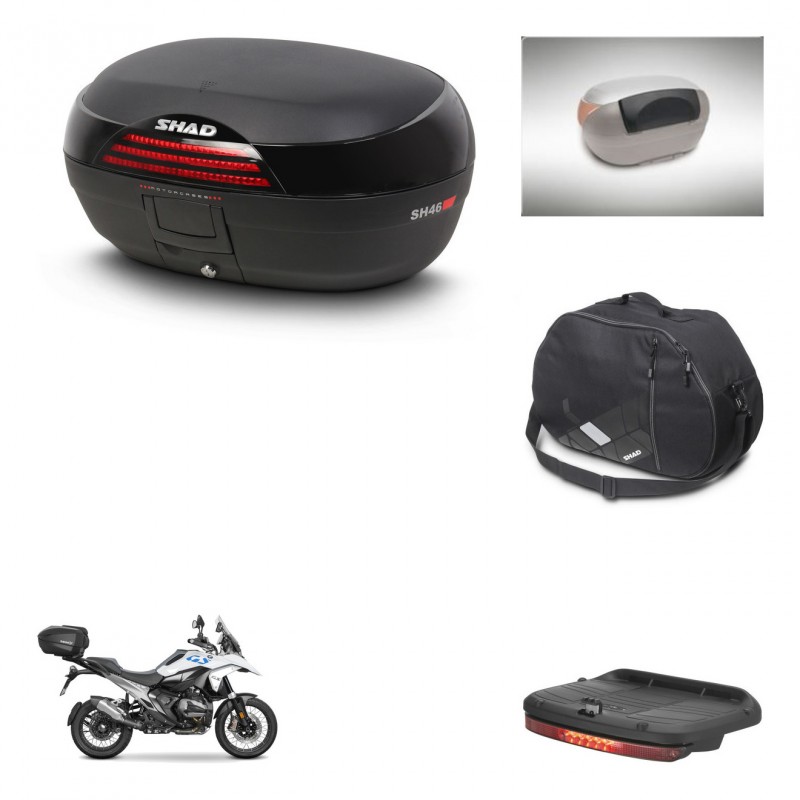 SHAD Baul SH46 + soporte montaje accesorios 45 L KIT-483120