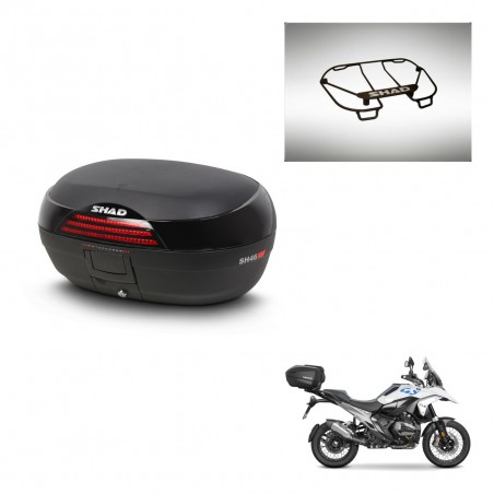 SHAD Baul SH46 + soporte montaje parrilla superior 45 L KIT-483121