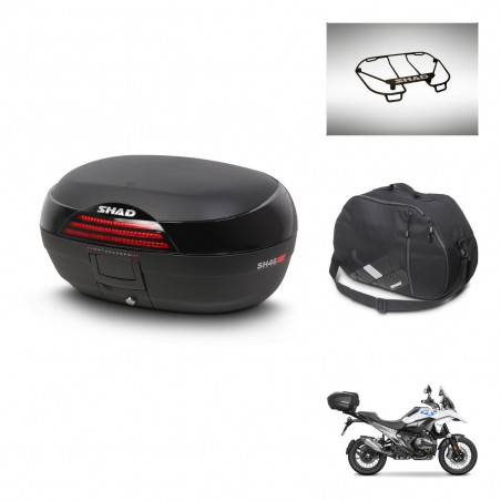 SHAD SH46 trunk + mounting bracket accessories 45 L KIT-483123