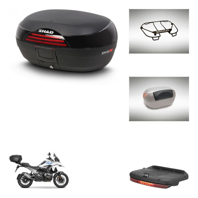 SHAD Baul SH46 + soporte montaje accesorios 45 L KIT-483126