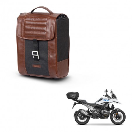 SHAD Baul maleta + soporte montaje SR38 CAFE RACER STYLE 1U KIT-483131