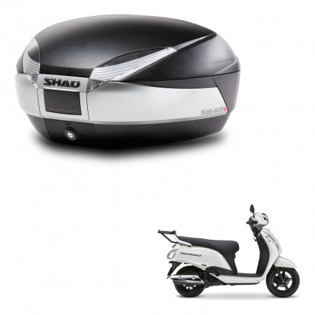 SHAD SH48 trunk + mounting bracket TITANIUM PREMIUM KIT-483140