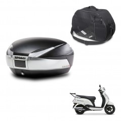 SHAD SH48 trunk + mounting bracket internal bag TITANIUM PREMIUM KIT-483142