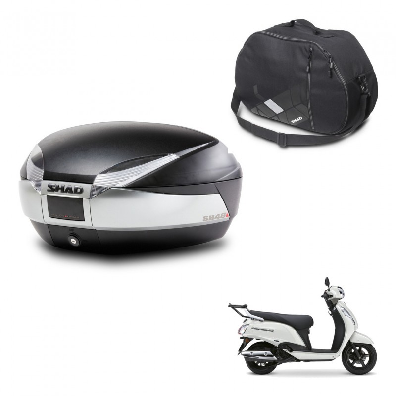 SHAD SH48 trunk + mounting bracket internal bag TITANIUM PREMIUM KIT-483142