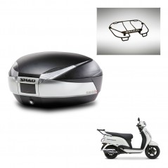 SHAD Baul SH48 + soporte montaje parrilla superior TITANIUM PREMIUM KIT-483144