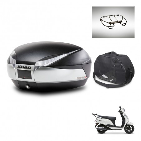 SHAD Baul SH48 + soporte montaje accesorios TITANIUM PREMIUM KIT-483146