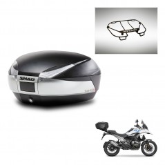 SHAD SH48 trunk + mounting bracket upper grill TITANIUM PREMIUM KIT-483152
