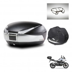 SHAD SH48 trunk + mounting bracket accessories TITANIUM PREMIUM KIT-483154