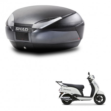 SHAD Baul SH48 + soporte montaje DARK GREY PREMIUM KIT-483164